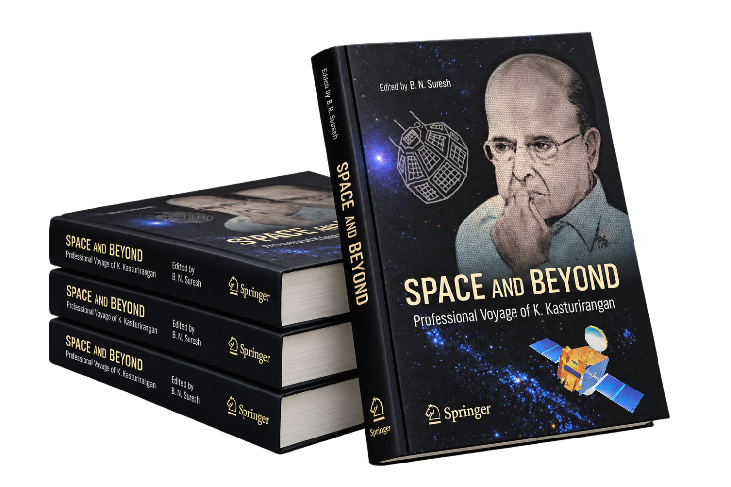 Space and Beyond: Professional Voyage of K. Kasturirangan — book cover