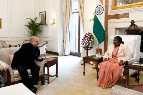 With President Droupadi Murmu, 2023