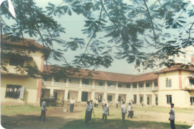 Dr Kasturirangan as a schoolboy in Ernakulam